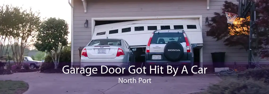 Garage Door Got Hit By A Car North Port