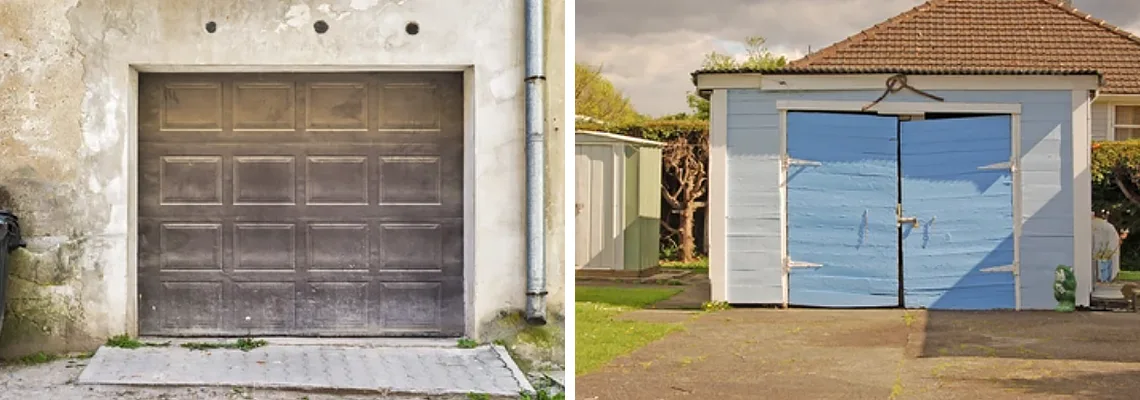 Rotten Steel Garage Door Repair in North Port, Florida
